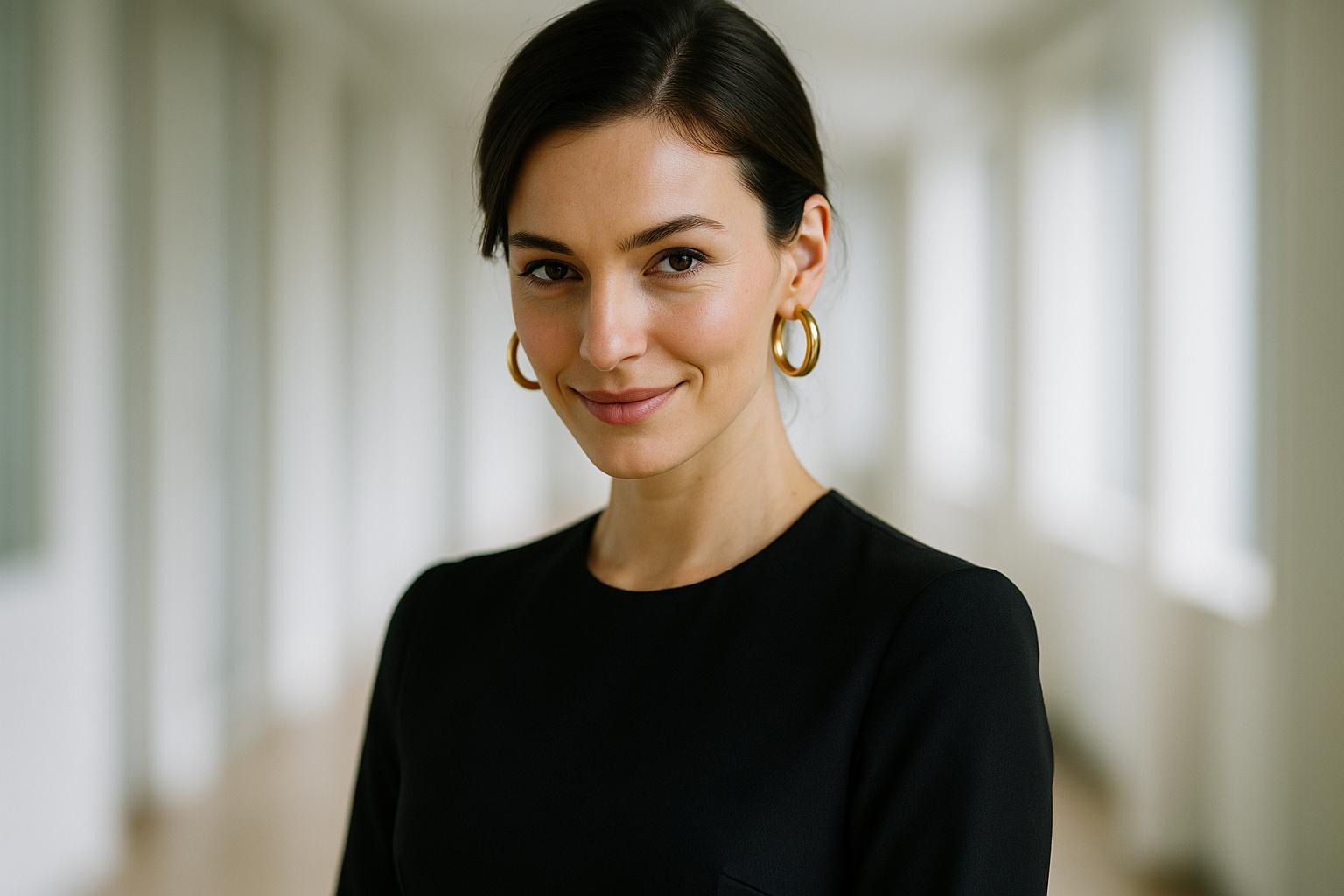 Monochrome Outfits + Hoops = The Ultimate Look