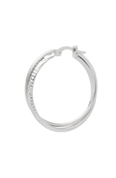 Double Hoops Small