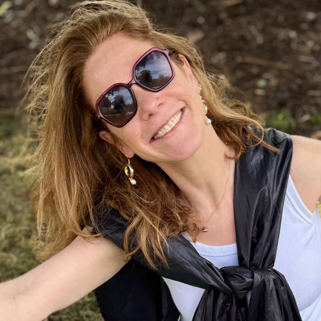 Drop Pearl Chandelier Earrings - Silver -