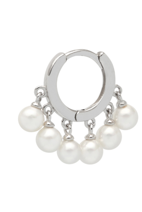 XXS Pearl Huggies - Rose gold - The Hoop Station