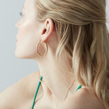 Oval Hoop Earrings