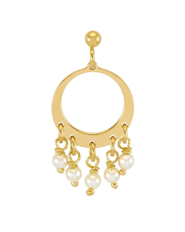 Drop Pearl Earrings - Small - 10 mm - The Hoop Station