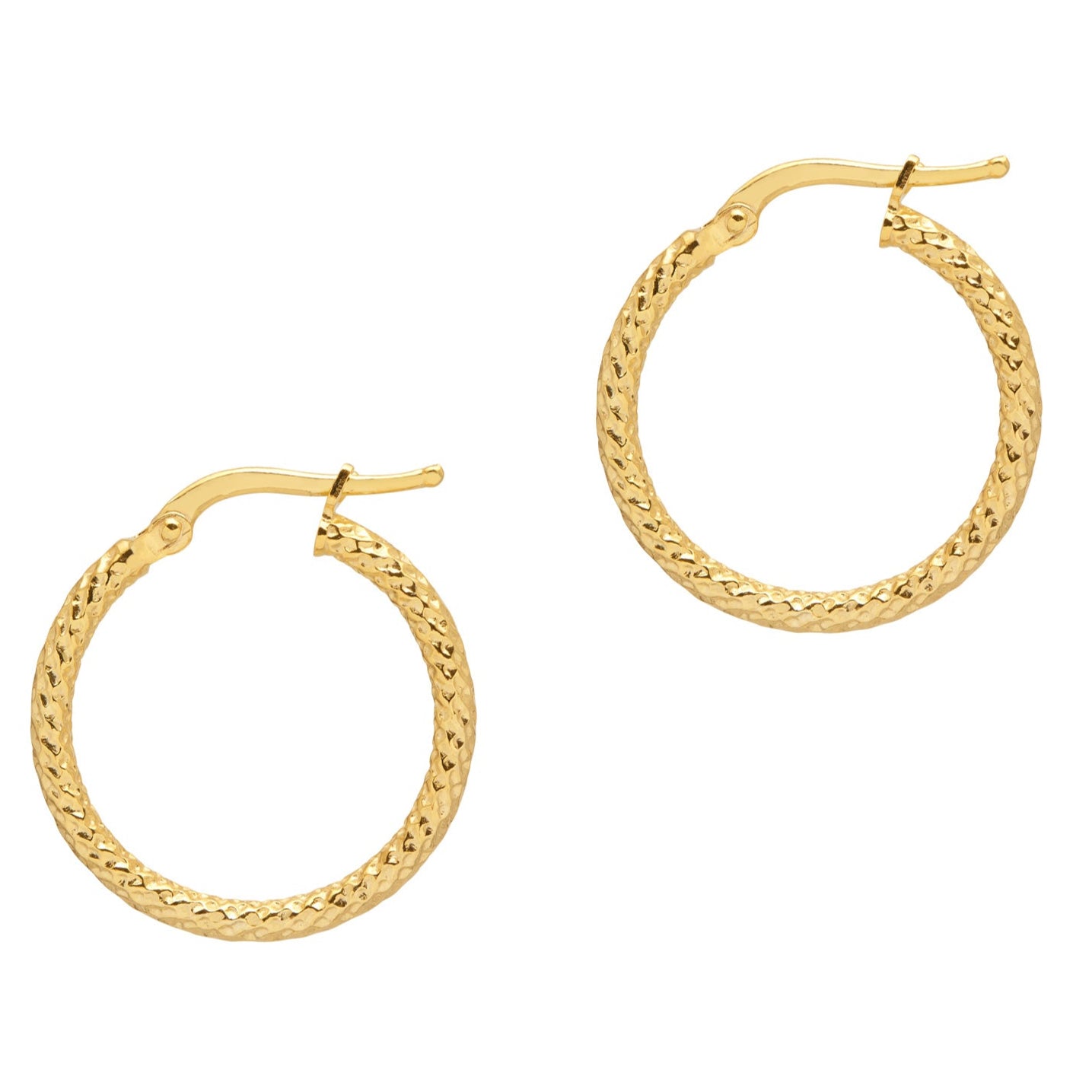 gold luxury hoops