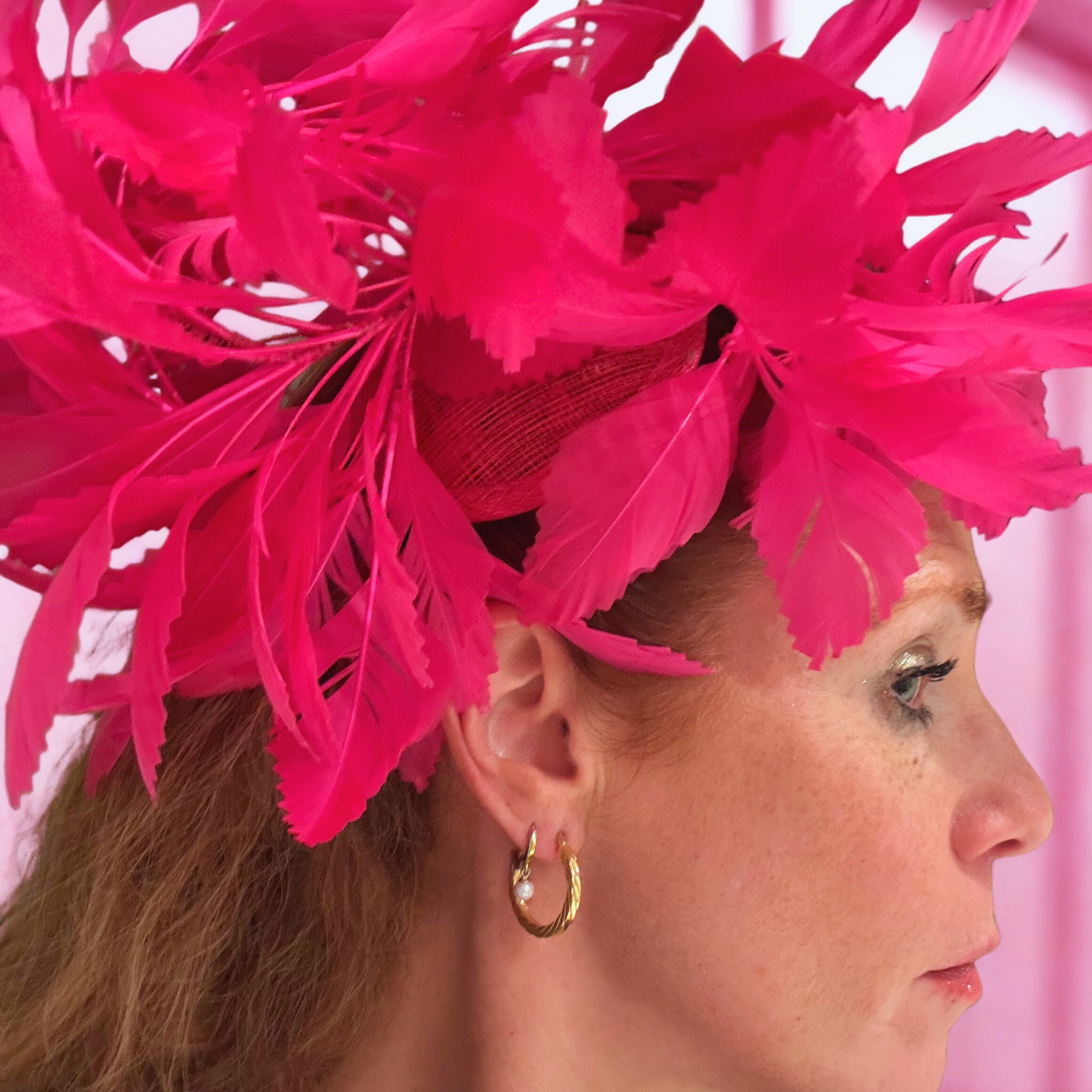 Structured Hoop Earrings - Gold - Small - 25 mm - The Hoop Station