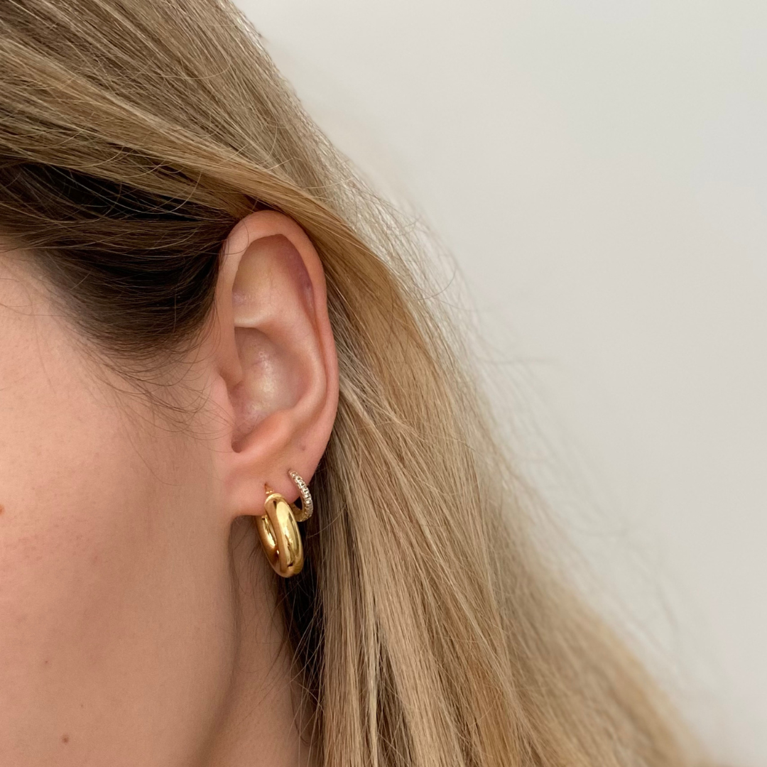 Gold Hoops - Extra Small