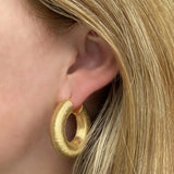 luxury gold hoops