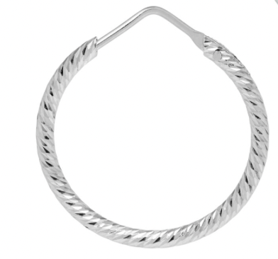 Roma Small - Silver - THE HOOP STATION