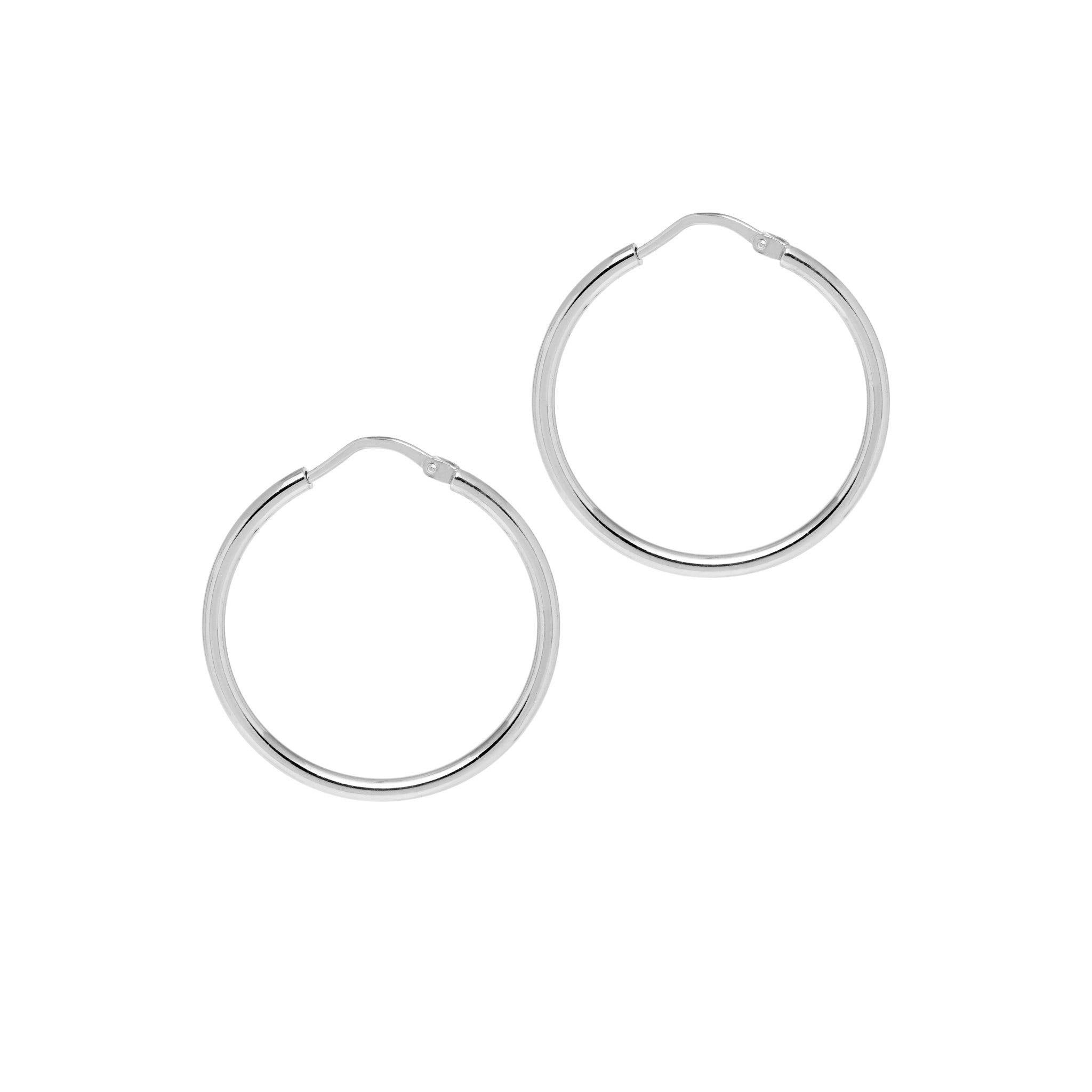 Chica Latina - Small - Silver- THE HOOP STATION