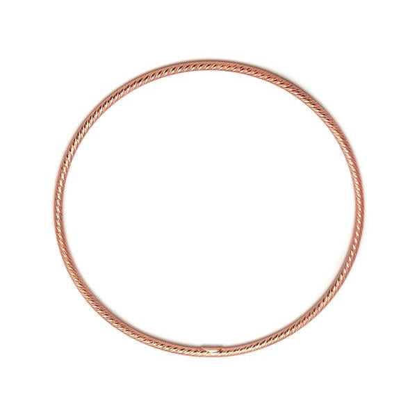 Sparkly Bangle - Rose Gold -
