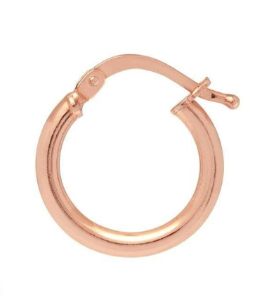 xxs rose gold hoops