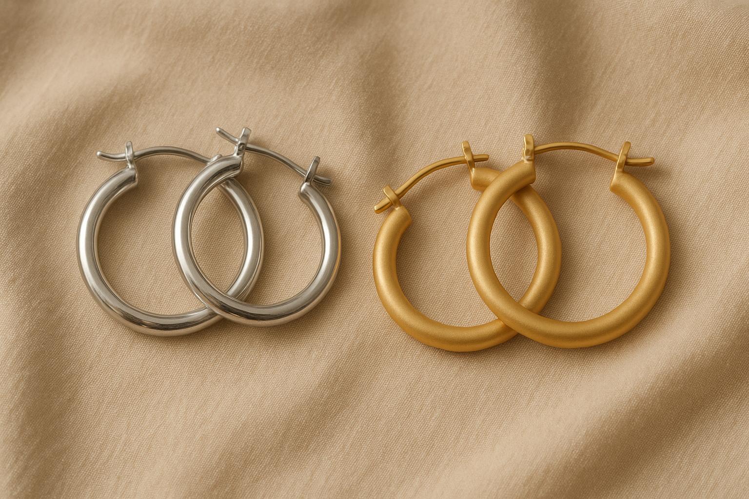 Sterling Silver vs Gold Hoops: A Complete Comparison Guide