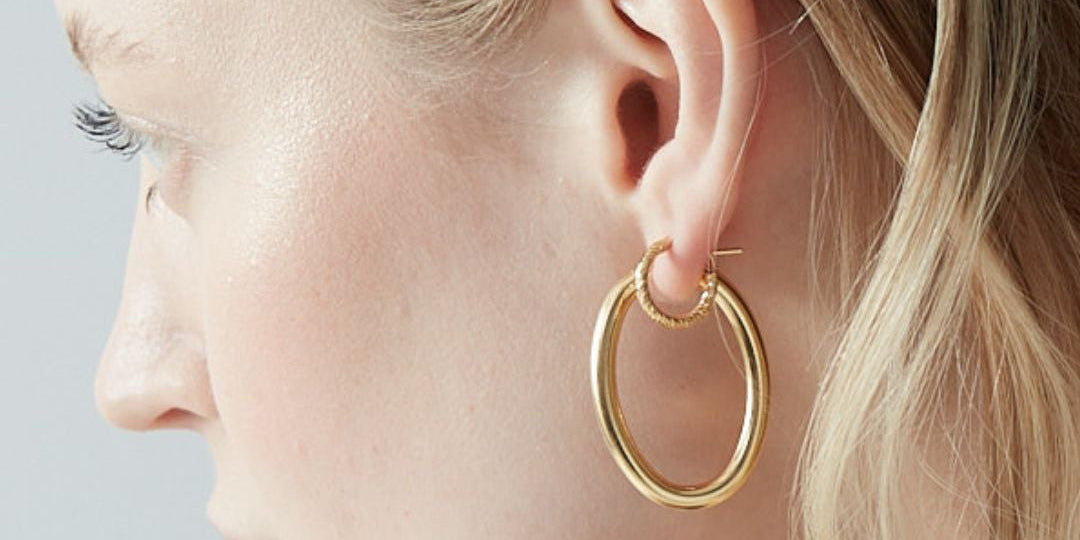 Oval Hoop Earrings