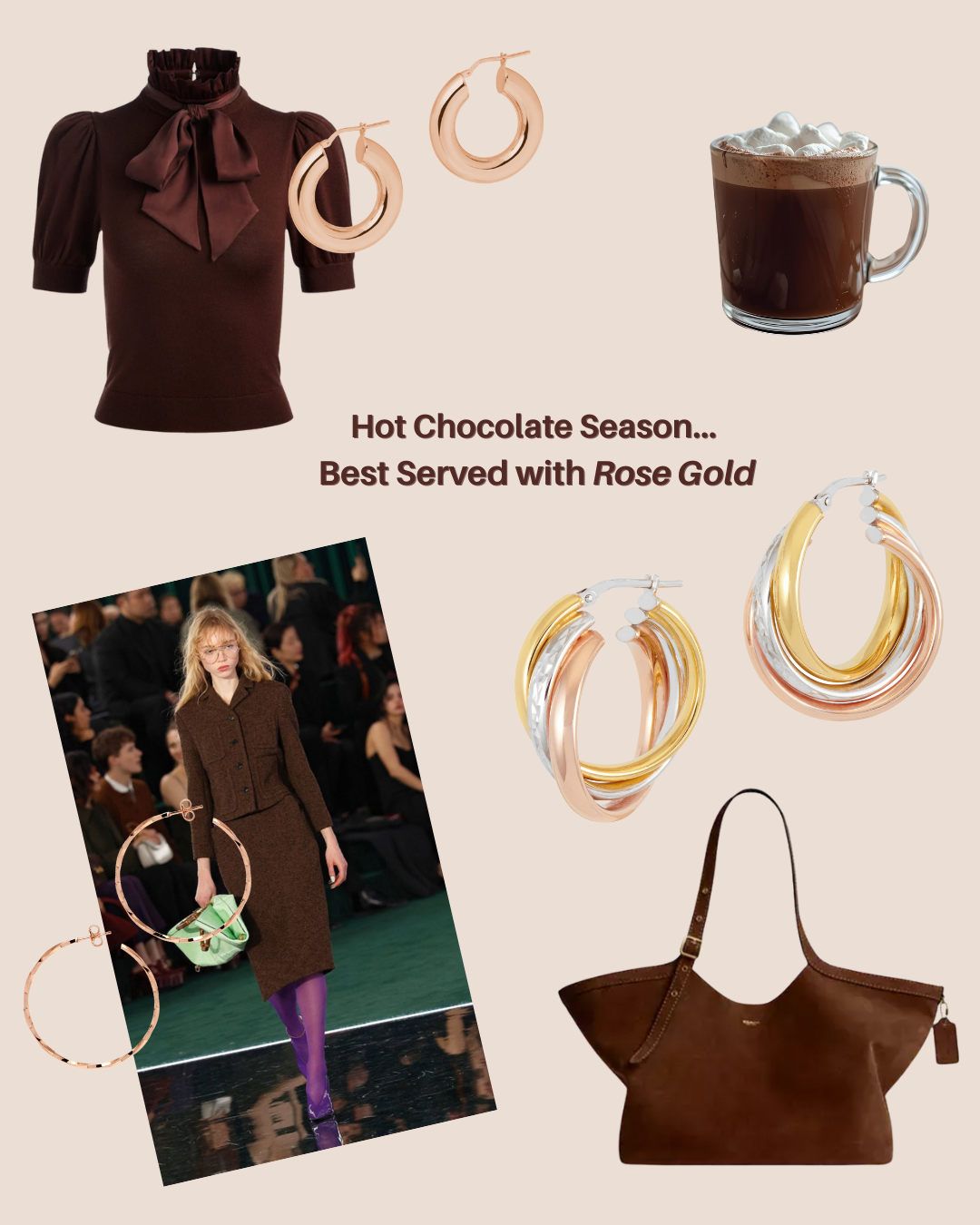 Hot Chocolate Season, Best Served with Rose Gold
