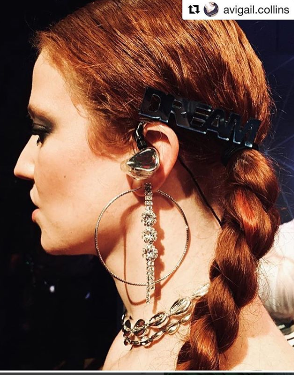 Jess Glynne Super Styling La ROMA Diamond-Cut XX! - THE HOOP STATION by Georgiana Scott Jewellery