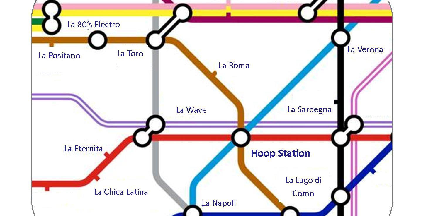 Our very own TUBE Map! - THE HOOP STATION by Georgiana Scott Jewellery