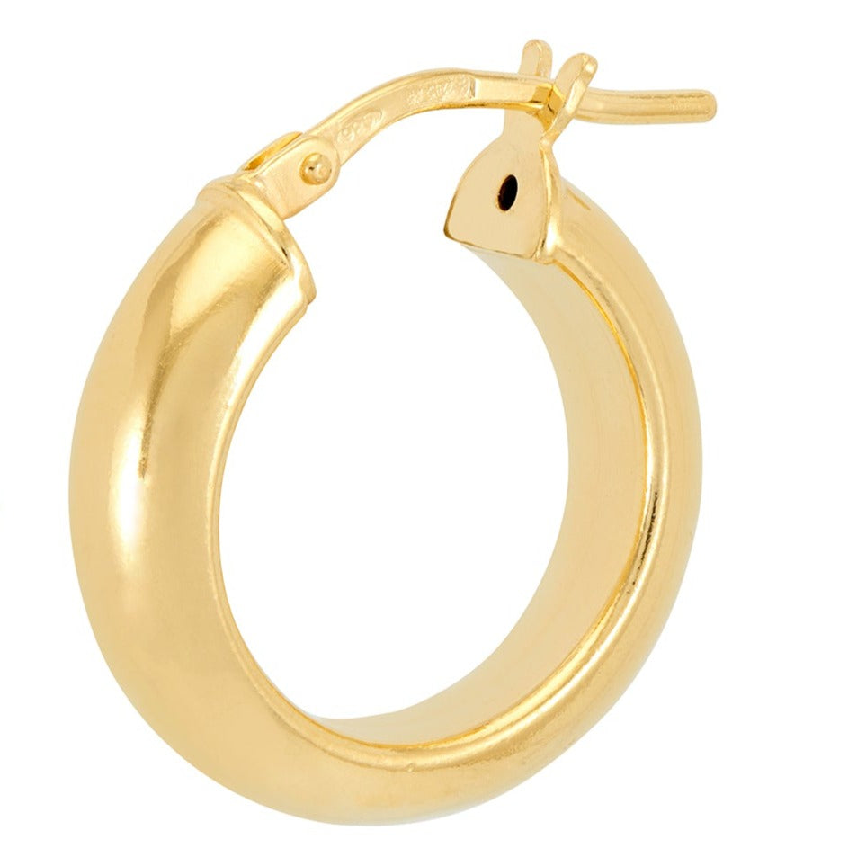 small gold hoop earrings