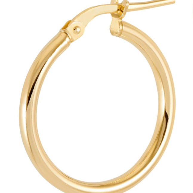 30 mm classic hoop earrings