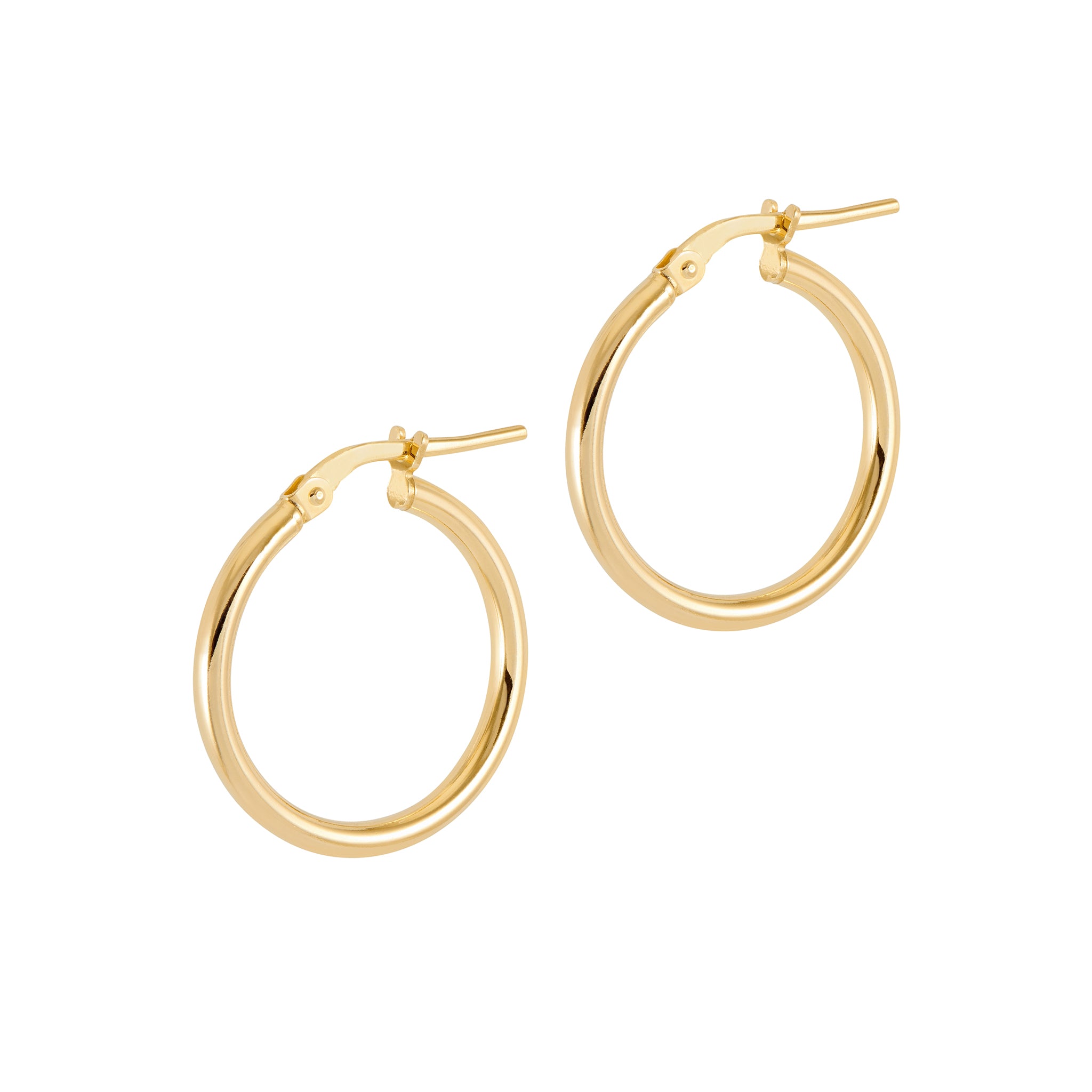30 mm gold hoop earrings