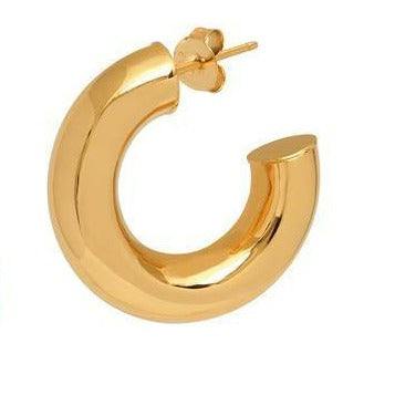 Bold Gold Hoop Earrings