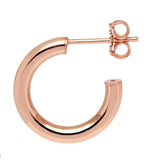 Rose Gld Hoop Earrings