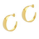 Curved Gold Hoops