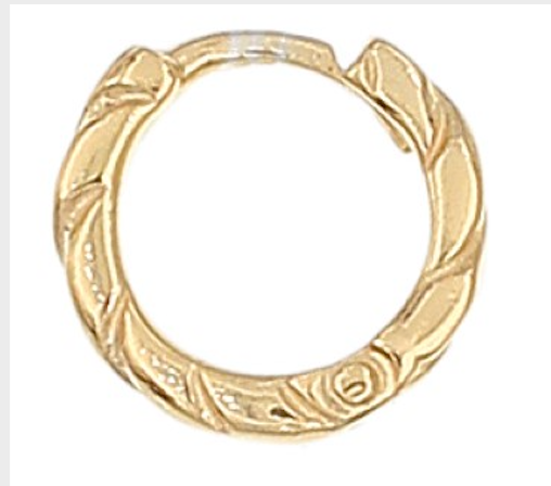 twist gold xxs hoop