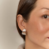 Luxury Silver Graduated Earrings