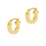 Gold Huggie earrings