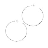 Delicate Twist "Lago di Como" Hoop Earrings - Small