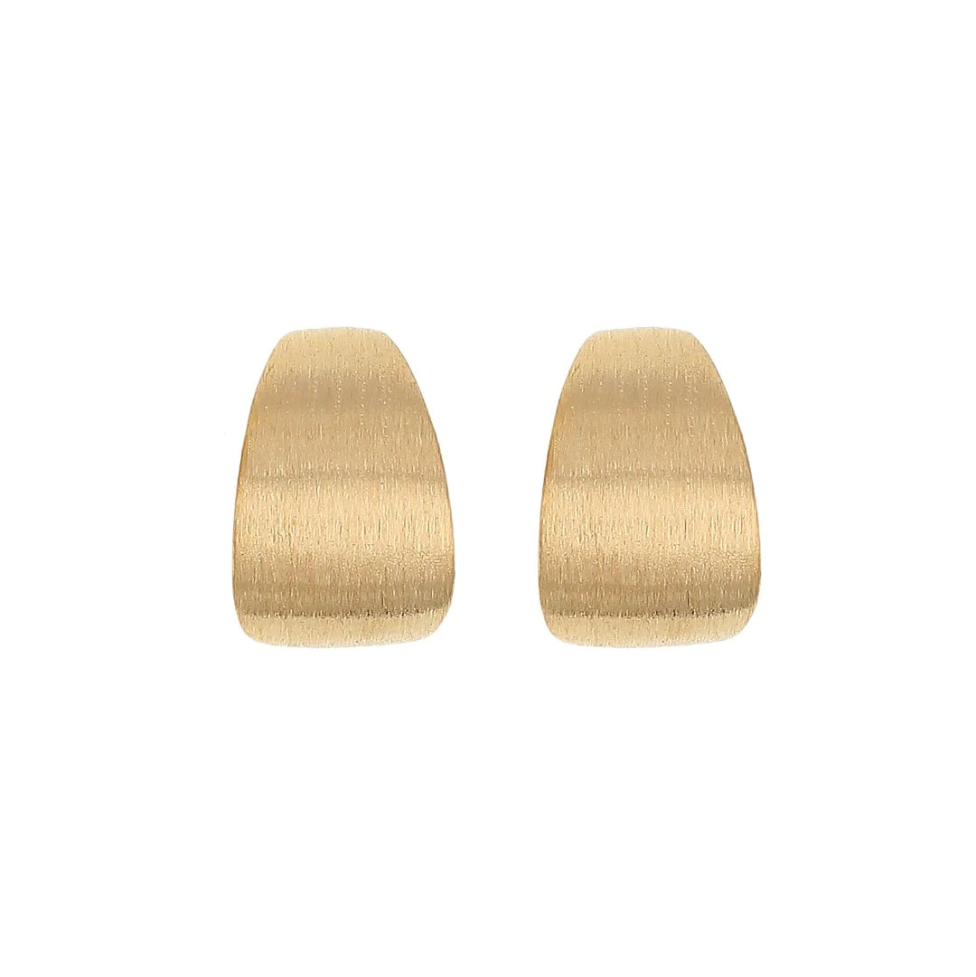 Matte Gold Earrings