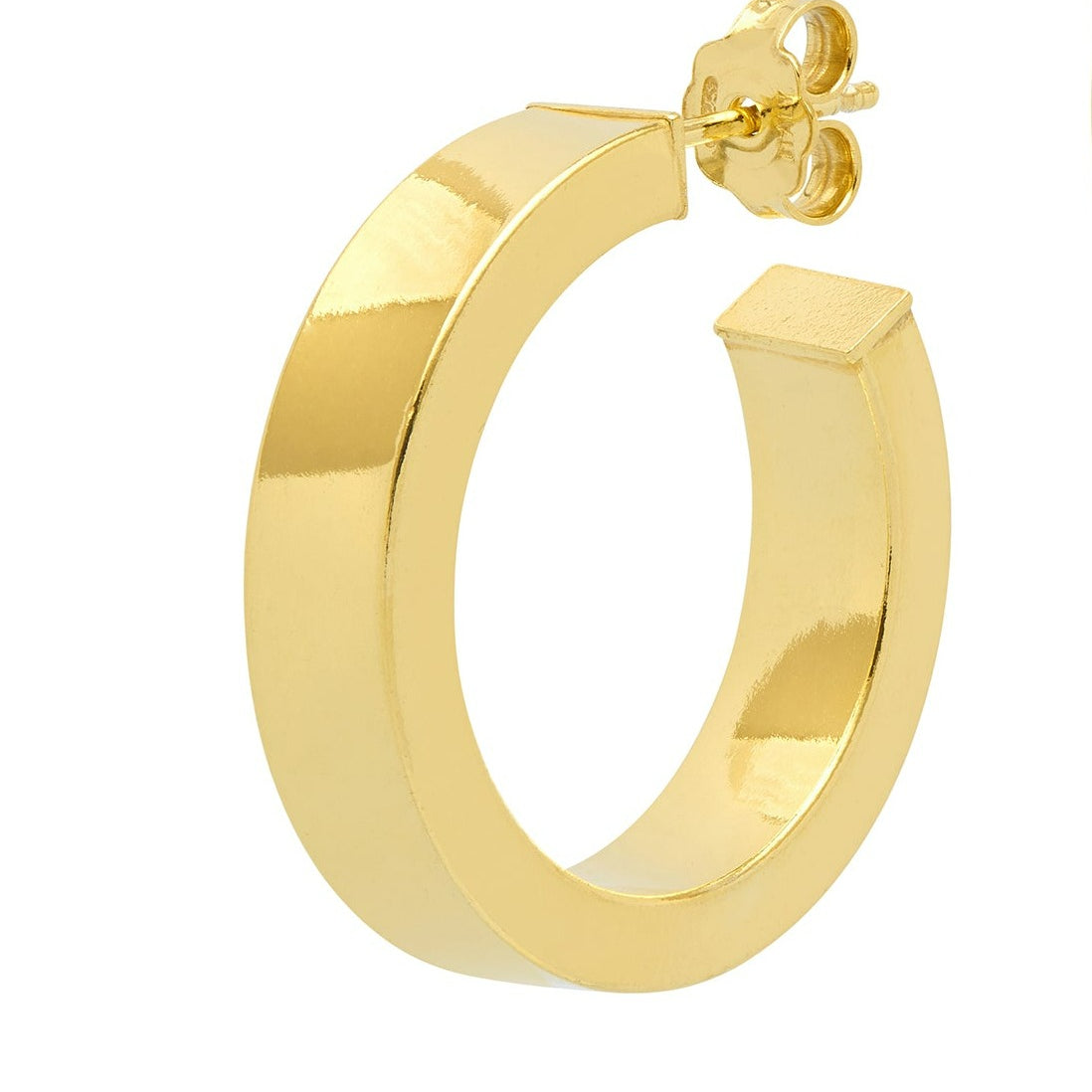 Squared-Edged- Gold ( M & L) - THE HOOP STATION