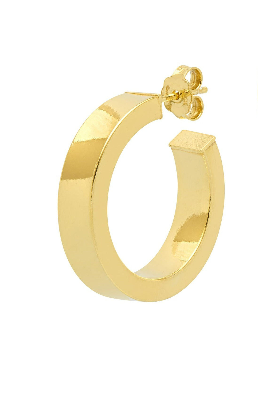 Squared-Edged- Gold ( M & L) - THE HOOP STATION