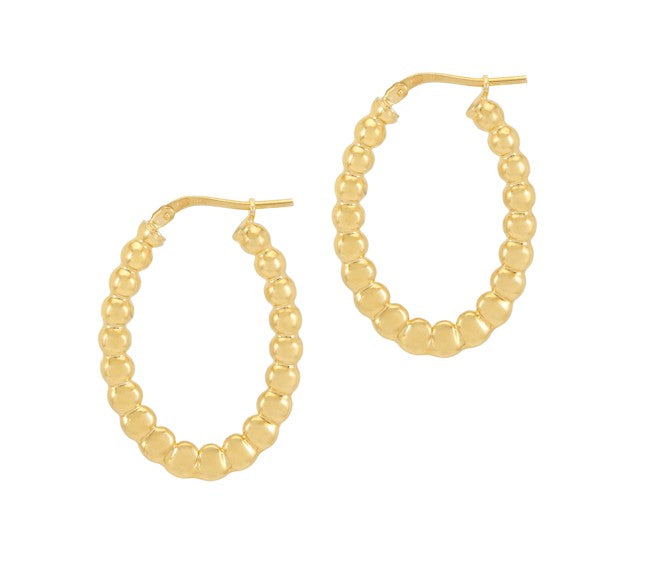 Hoop Earrings Oval