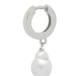 Pearl Drop Hoops