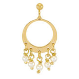Drop Pearl Earrings - Small - 10 mm - The Hoop Station 