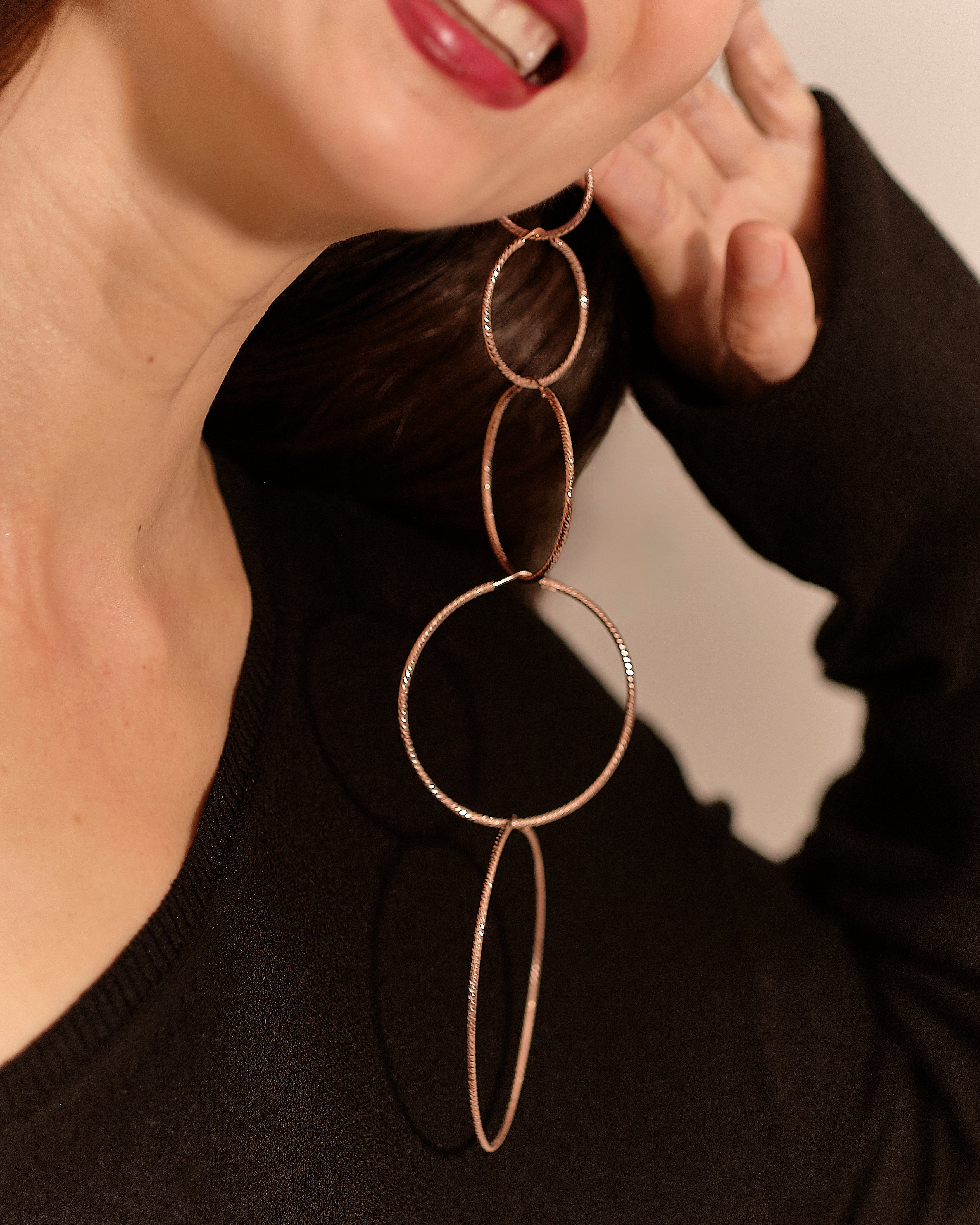 Rose_Gold Hoop Earring Selection
