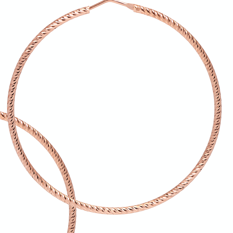 Roma Large - Rose Gold - THE HOOP STATION