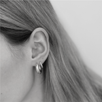 SILVER LUXURY HOOPS
