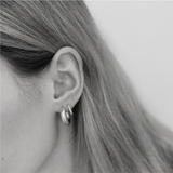 SILVER LUXURY HOOPS