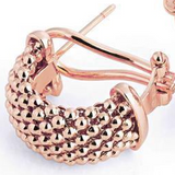 La FIESOLE WEAVE Rose Gold - THE HOOP STATION