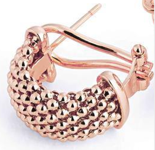 La FIESOLE WEAVE Rose Gold - THE HOOP STATION