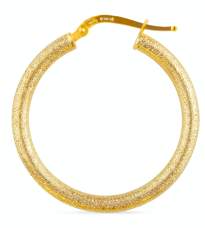 Stardust Sparkles Gold - Small - The Hoop Station 