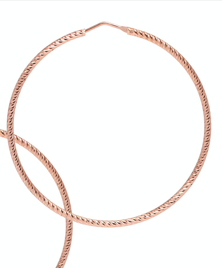 Roma Large - Rose Gold - THE HOOP STATION