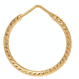 Roma Extra Small + Small - Gold - THE HOOP STATION