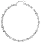 Siena Hoop Earrings - Silver