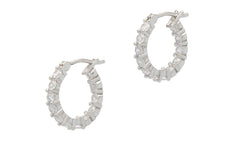 CZ Hoop Earrings