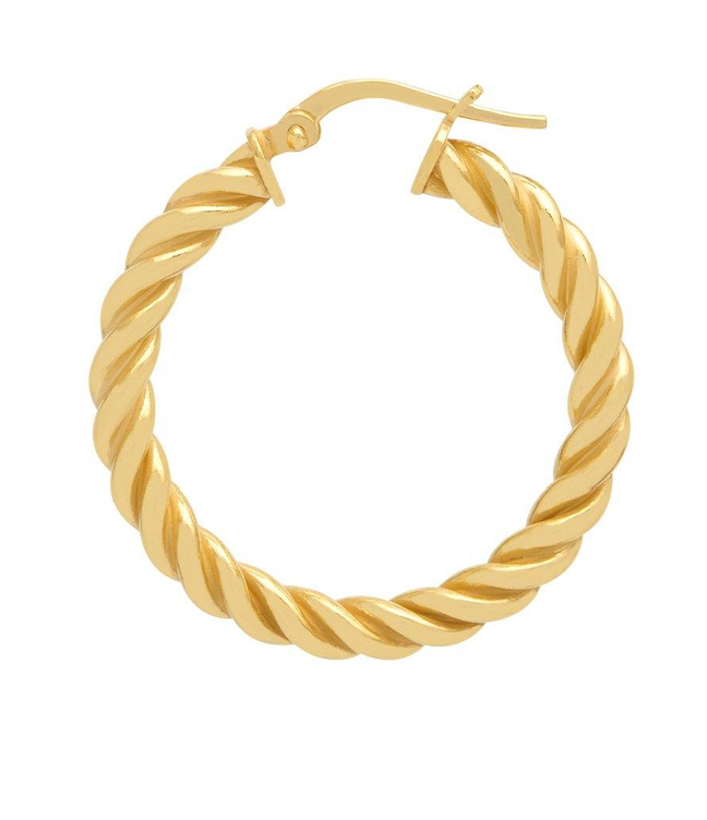 Spiral Hoops Gold - THE HOOP STATION