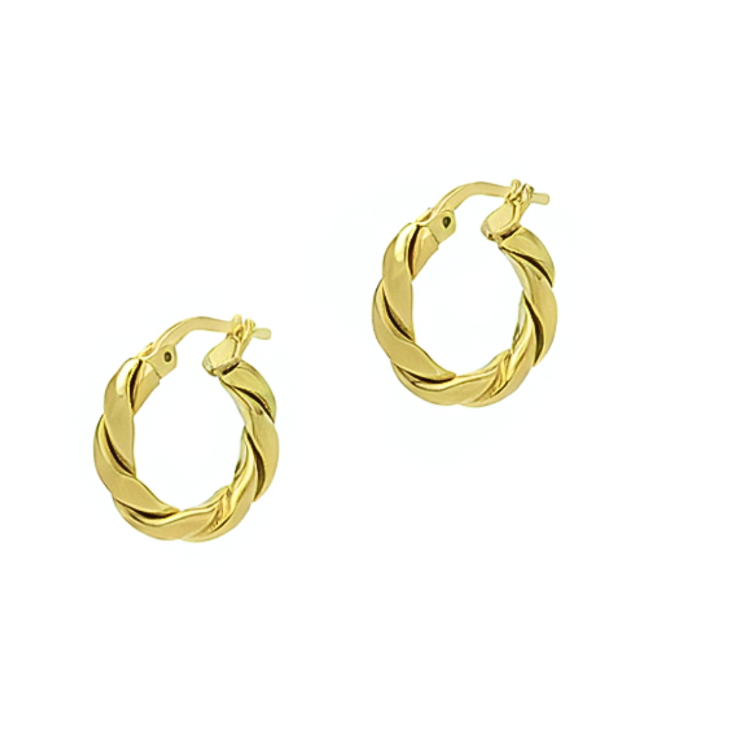 Twist Hoop Earrings