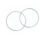 XXL Skinny Silver Hoop Earrings
