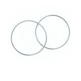 XXL Skinny Silver Hoop Earrings